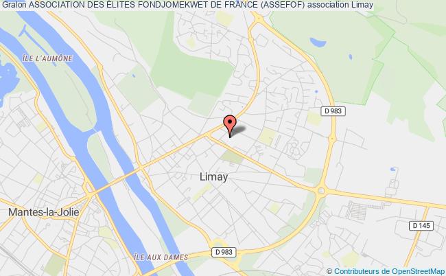 plan association Association Des Élites Fondjomekwet De France (assefof) Limay