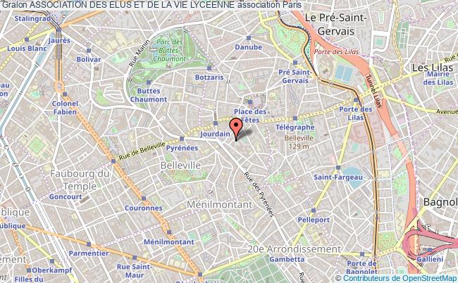 plan association Association Des Elus Et De La Vie Lyceenne Paris
