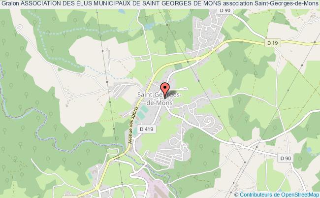 plan association Association Des Élus Municipaux De Saint Georges De Mons Saint-Georges-de-Mons