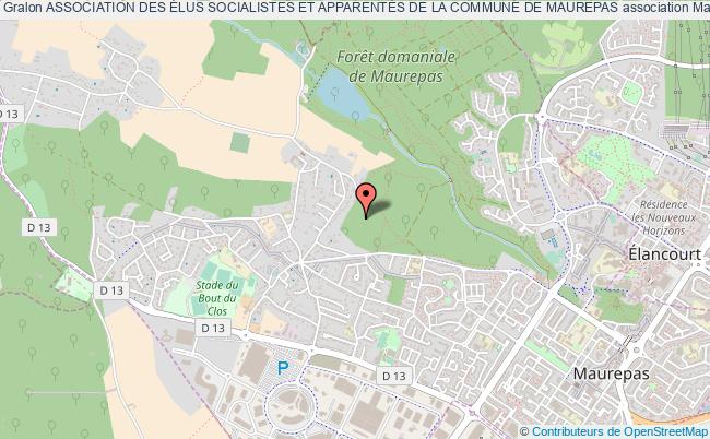 plan association Association Des Élus Socialistes Et ApparentÉs De La Commune De Maurepas Maurepas