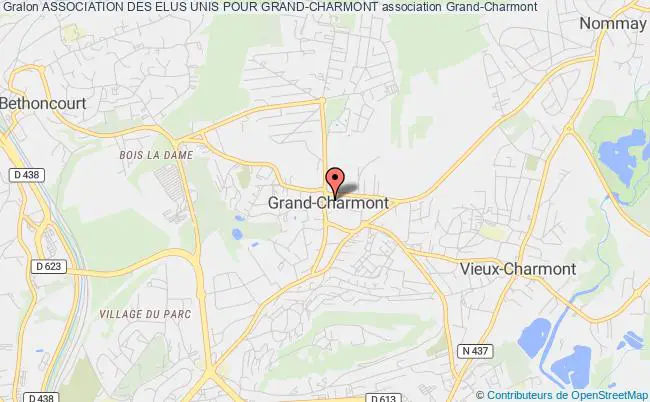 plan association Association Des Elus Unis Pour Grand-charmont Grand-Charmont