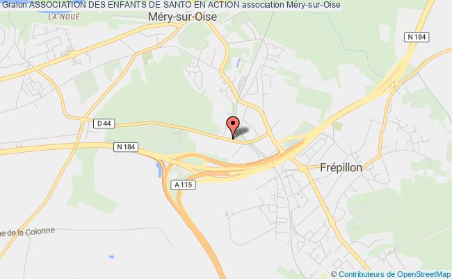 plan association Association Des Enfants De Santo En Action Méry-sur-Oise