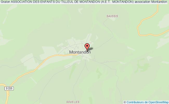 plan association Association Des Enfants Du Tilleul De Montandon (a.e.t.. Montandon) Montandon