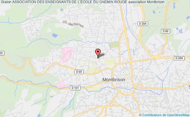 plan association Association Des Enseignants De L'École Du Chemin Rouge Montbrison