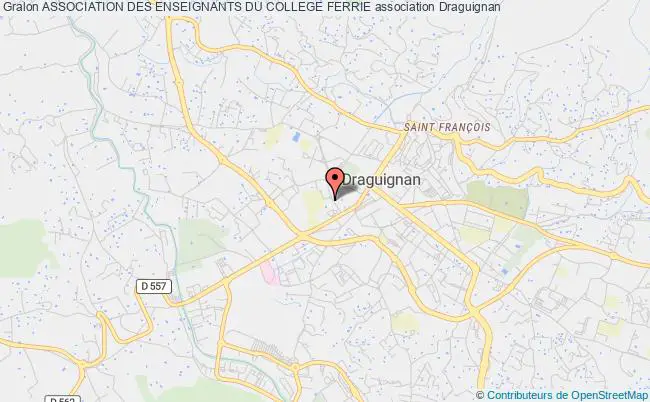 plan association Association Des Enseignants Du College Ferrie Draguignan