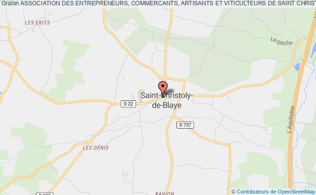 plan association Association Des Entrepreneurs, Commercants, Artisants Et Viticulteurs De Saint Christoly (adecav) Saint-Christoly-de-Blaye