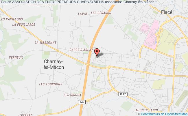 plan association Association Des Entrepreneurs Charnaysiens Charnay-lès-Mâcon