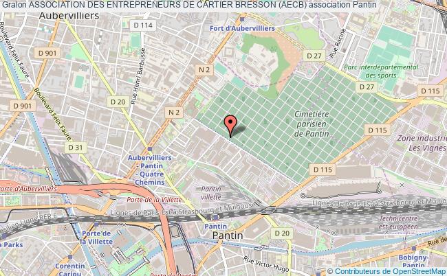 plan association Association Des Entrepreneurs De Cartier Bresson (aecb) Pantin
