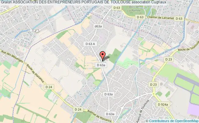 plan association Association Des Entrepreneurs Portugais De Toulouse Cugnaux