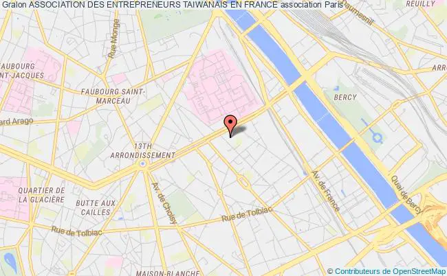 plan association Association Des Entrepreneurs Taiwanais En France Paris