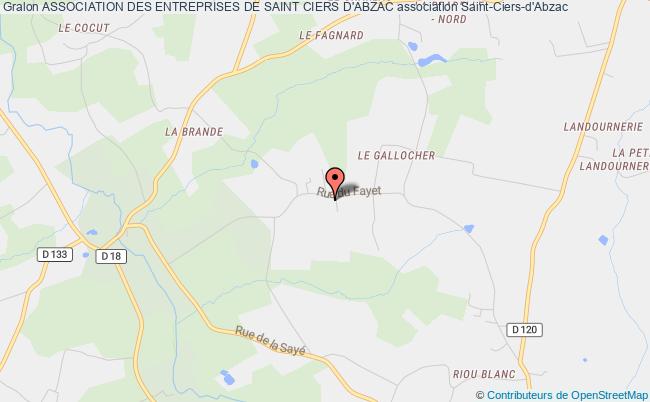 plan association Association Des Entreprises De Saint Ciers D'abzac Saint-Ciers-d'Abzac
