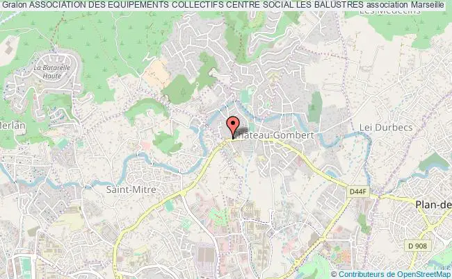 plan association Association Des Equipements Collectifs Centre Social Les Balustres Marseille