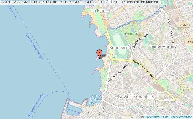 plan association Association Des Equipements Collectifs Les Bourrelys Marseille