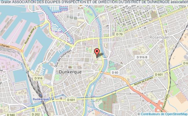 plan association Association Des Equipes D'inspection Et De Direction Du District De Dunkerque Dunkerque Cedex 01
