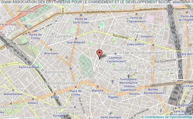 plan association Association Des Erythreens Pour Le Changement Et Le Developpement Social Paris