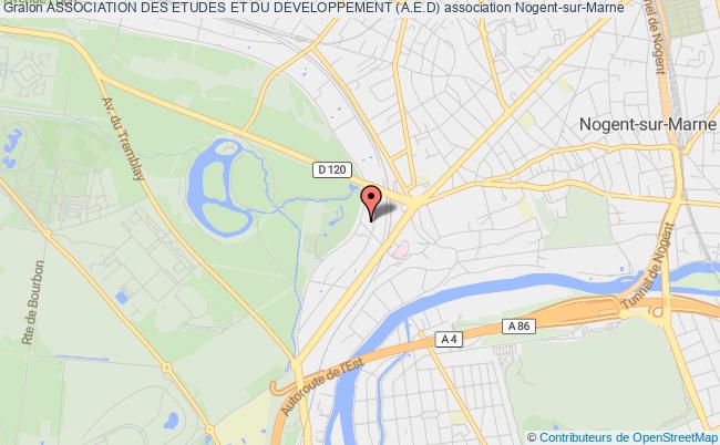 plan association Association Des Etudes Et Du Developpement (a.e.d) Nogent-sur-Marne