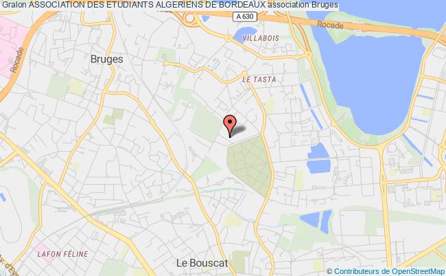 plan association Association Des Etudiants Algeriens De Bordeaux Bruges