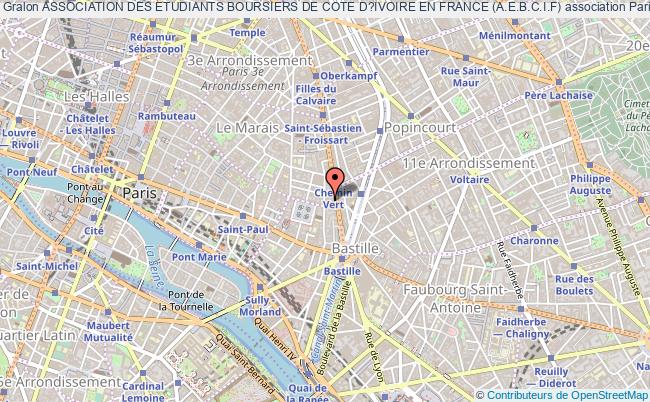 plan association Association Des Etudiants Boursiers De Cote D?ivoire En France (a.e.b.c.i.f) Paris