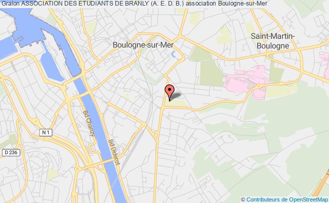 plan association Association Des Etudiants De Branly (a. E. D. B.) Boulogne-sur-Mer
