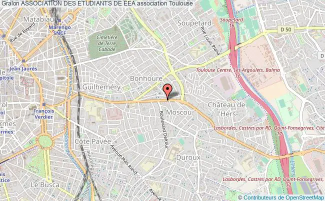 plan association Association Des Etudiants De Eea Toulouse