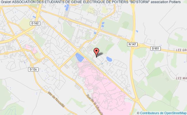 plan association Association Des Etudiants De Genie Electrique De Poitiers "bd'storm" Poitiers