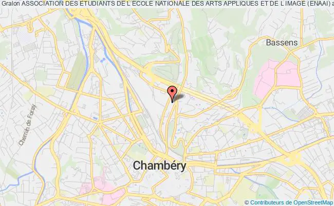 plan association Association Des Etudiants De L Ecole Nationale Des Arts Appliques Et De L Image (enaai) Chambéry