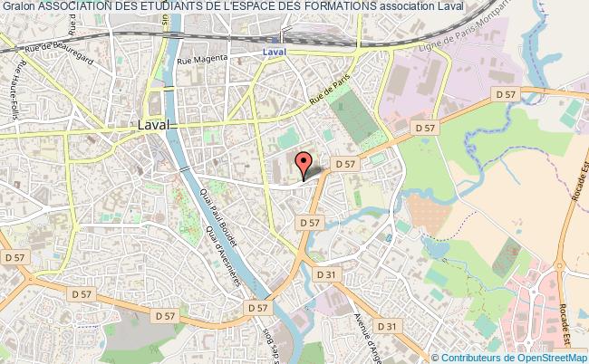 plan association Association Des Etudiants De L'espace Des Formations Laval