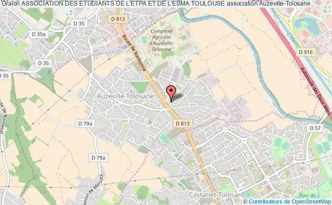 plan association Association Des Etudiants De L'etpa Et De L'esma Toulouse Auzeville-Tolosane