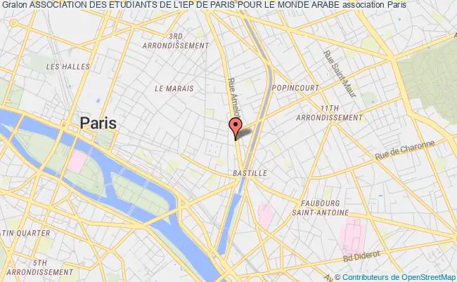 plan association Association Des Etudiants De L'iep De Paris Pour Le Monde Arabe Paris