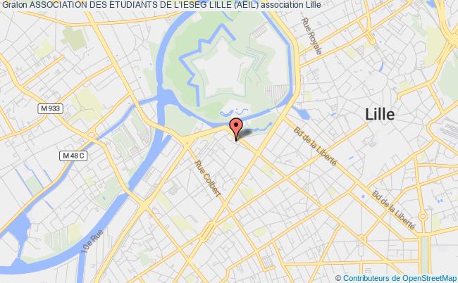 plan association Association Des Etudiants De L'ieseg Lille (aeil) Lille