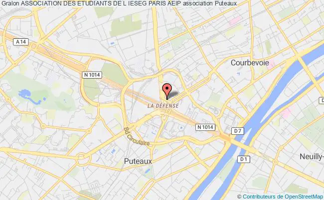plan association Association Des Etudiants De L Ieseg Paris Aeip PUTEAUX