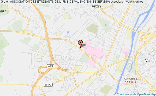 plan association Association Des Étudiants De L'ifms De Valenciennes (eifmsv) Valenciennes