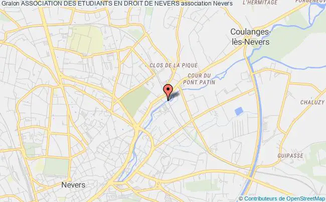 plan association Association Des Etudiants De La Fac De Droit De Nevers - A.e.f.d.n. - Nevers