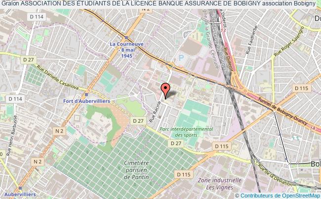 plan association Association Des Étudiants De La Licence Banque Assurance De Bobigny Bobigny