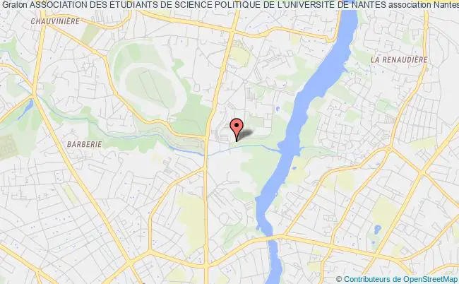 plan association Association Des Etudiants De Science Politique De L'universite De Nantes Nantes Cedex 3