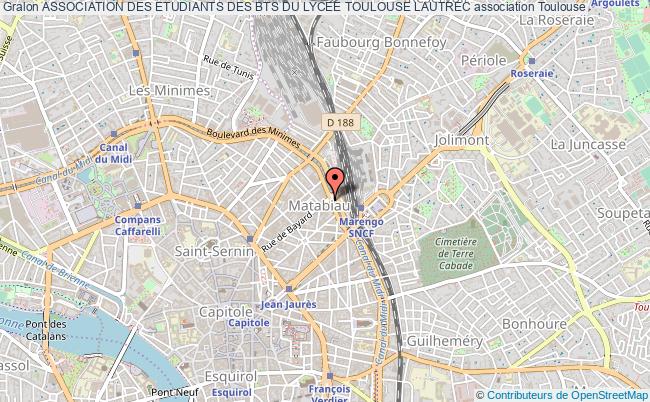 plan association Association Des Etudiants Des Bts Du Lycee Toulouse Lautrec Toulouse