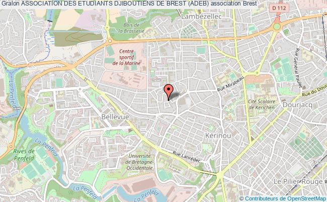 plan association Association Des Etudiants Djiboutiens De Brest (adeb) Brest