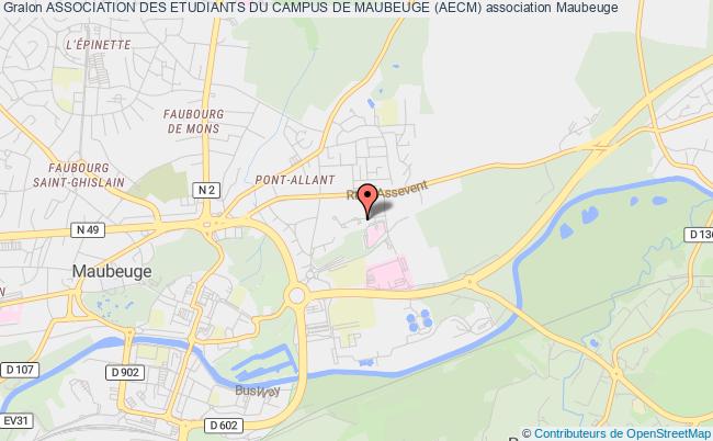 plan association Association Des Etudiants Du Campus De Maubeuge (aecm) Maubeuge