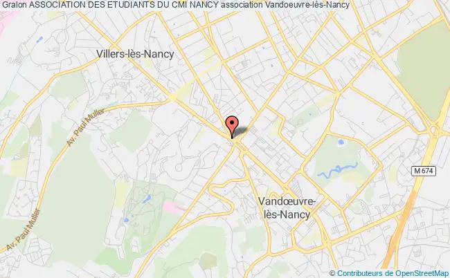 plan association Association Des Etudiants Du Cmi Nancy Vandoeuvre-lès-Nancy
