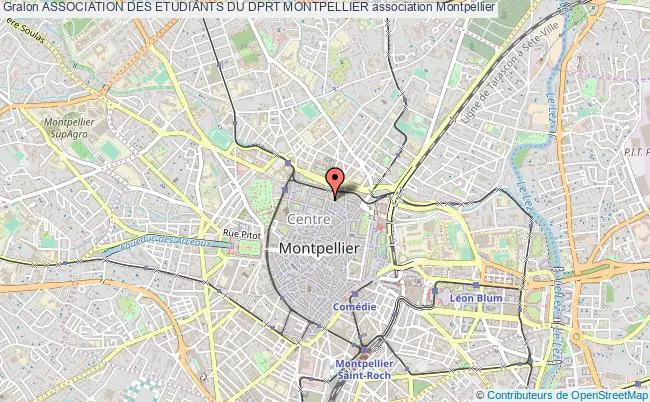 plan association Association Des Etudiants Du Dprt Montpellier Montpellier