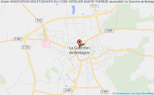plan association Association Des Étudiants Du LycÉe HÔtelier Sainte-thÉrÈse La Guerche-de-Bretagne