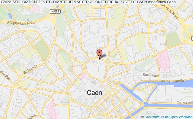 plan association Association Des Étudiants Du Master 2 Contentieux PrivÉ De Caen Caen
