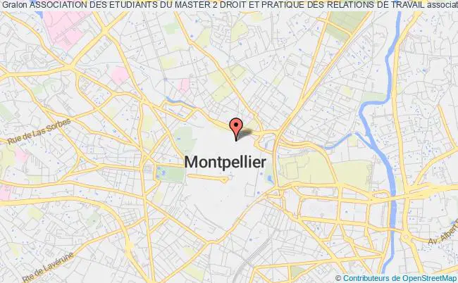 plan association Association Des Etudiants Du Master 2 Droit Et Pratique Des Relations De Travail Montpellier
