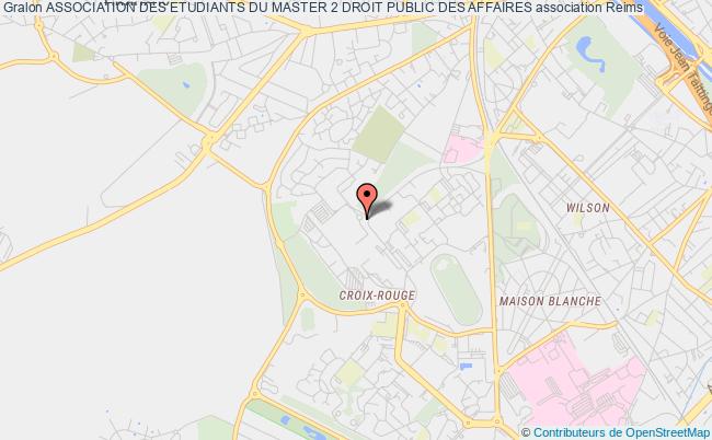 plan association Association Des Etudiants Du Master 2 Droit Public Des Affaires Reims