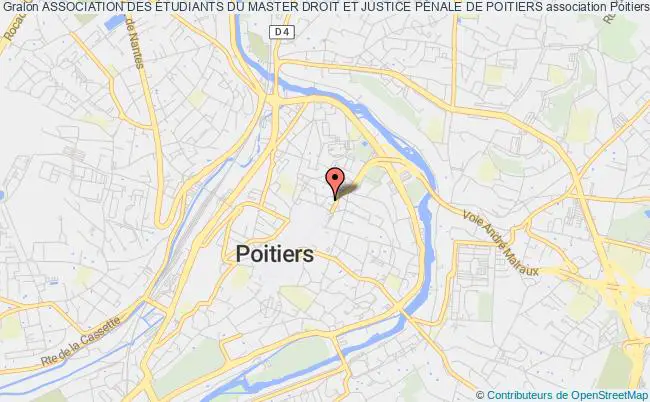 plan association Association Des Étudiants Du Master Droit Et Justice PÉnale De Poitiers Poitiers