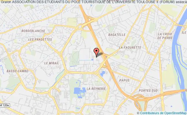 plan association Association Des Etudiants Du Pole Touristique De L'universite Toulouse Ii (forum) Toulouse
