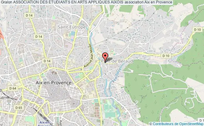 plan association Association Des Étudiants En Arts Appliques Aixois Aix-en-Provence
