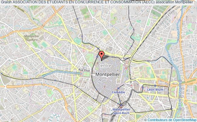 plan association Association Des Etudiants En Concurrence Et Consommation (aecc) Montpellier