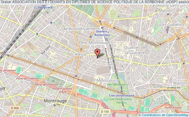 ASSOCIATION DES ÉTUDIANTS EN DIPLÔMES DE SCIENCE POLITIQUE DE LA SORBONNE (ADSP)