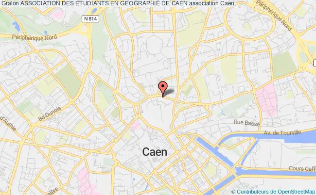 plan association Association Des Etudiants En Geographie De Caen Caen